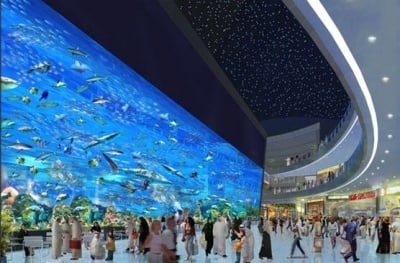 10-те най - големи и удивителни аквариуми в света (2 част)