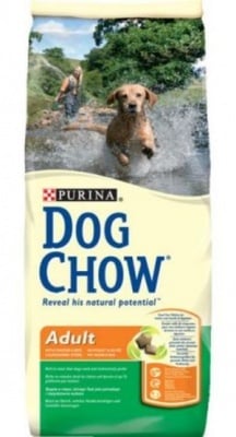 "Dog Chow Adult" - Храна за зрели кучета с пилешко и ориз 15 кг.