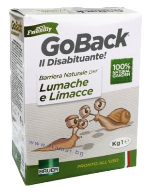 Хуманен репелент срещу охлюви, гранули 1 кг.