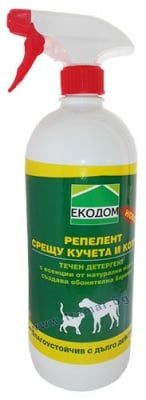 Репелент спрей за прогонване на кучета и котки, 1 литър