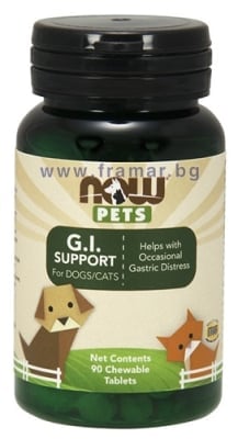 НАУ ФУДС ПЕТС ПРОБИОТИК ПРИ СТОМАШНИ ПРОБЛЕМИ ЗА КУЧЕТА И КОТКИ таблетки * 90