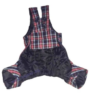 ЧИКИТА ЗИМНА ГРЕЙКА ЗА КУЧЕ RED PLAID WARMER