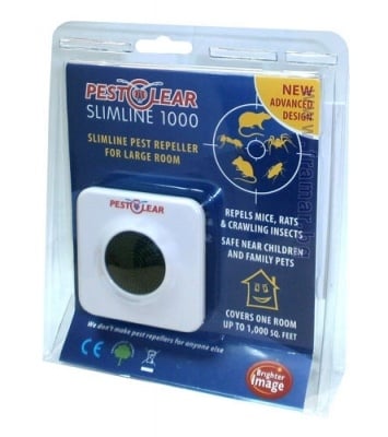 Електронен апарат с ултразвук за прогонване на гризачи и пълзящи насекоми, SLIMLINE 1000 / STOP - 93