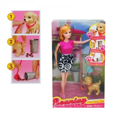 Кукла с кученце и аксесоари 