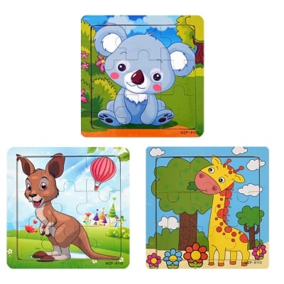 Пъзел - дърво /9 едри елемента/