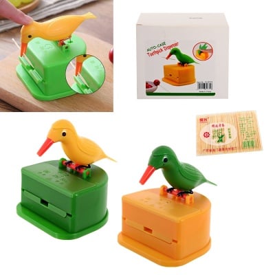 Автоматичен диспенсър за клечки за зъби Птиче