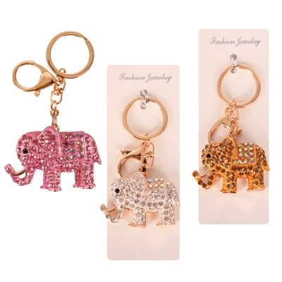 Ключодържател "Слонче" с камъни