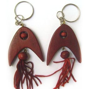 Ключодържател риба 35 мм кафяв -10 броя