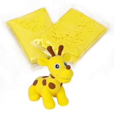 Самосъхнещ моделин цвят жълт светъл-14~15 грама