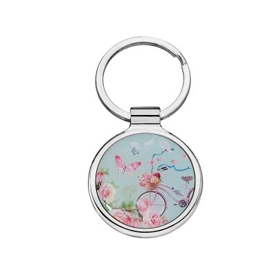 Стилен ключодържател с пеперуди