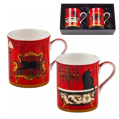 Котки 2 бр.чаши мъг