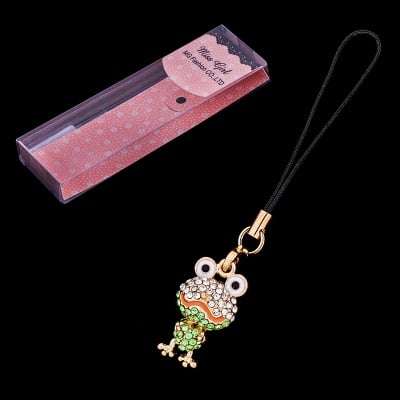 Верижка за GSM - жаба, 10 см + малка кутийка