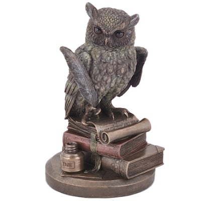 Фигура Бухал - символ на здраве и дълголетие, 23 см.