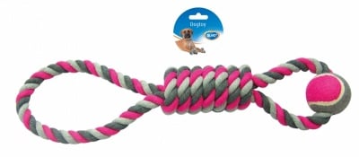 "Duvo+" - Играчка за куче въже и тенис топка