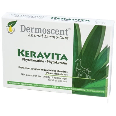 KERAVITA FOR DOFS AND CATS – таблетки за кучета и котки, за подхранване на козината и ноктите 30таб