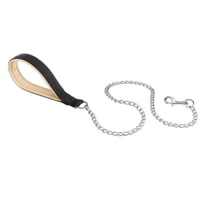 Повод за куче с мека ръкохватка и метална верига Ferplast Daytona - различни разцветки