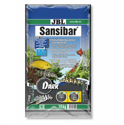JBL Sansibar DARK -10кг - дънен, подхранващ субстат за сладководни или соленоводни аквариуми и териариуми