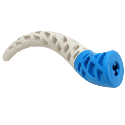 GimDog, Играчка за играчка за гризане Woodies, рогче с аромат на мента, 18,6 см