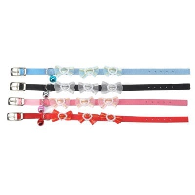 "BOWS" - Нашийник за котки  - четири цвята