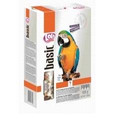 LOLO PETS ПЪЛНОЦЕННА ХРАНА ЗА ГОЛЕМИ ПАПАГАЛИ - 350гр; 900гр