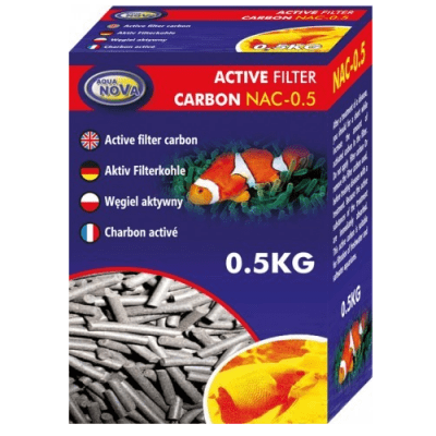 Aqua Nova Активен въглен 500гр ; 1.00кг; 25.00кг