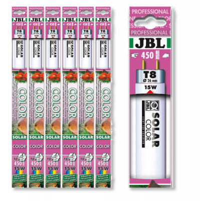 JBL Solar Color T8 - светлина с интензивни цветове на сладководен аквариум - различни размери