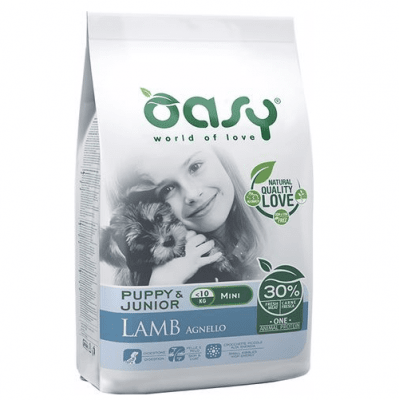 Храна за кучета Oasy Lamb Monoprotein Puppy&Junior Mini за мини породи до 10 месеца, 2.5кг