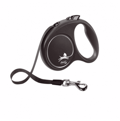 Автоматичен повод Flexi Dots с 5м лента - 3 размера, различни цветове