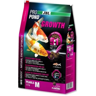 JBL ProPond Shrimp M 1 kg - гранулирана храна за езерни риби с размери от 35 до 55 см
