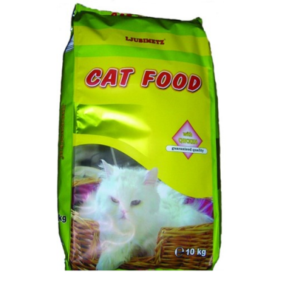 Суха храна за коте Любимец - различни вкусове