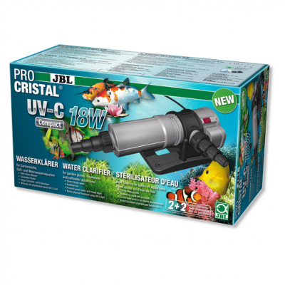 Стерилизатор за аквариуми JBL ProCristal Compact UV-C 18 W - Кристално чиста и здравословна вода
