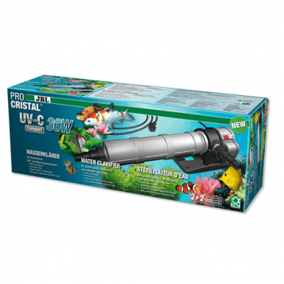 Стерилизатор за аквариуми JBL ProCristal Compact UV-C 36 W - Кристално чиста и здравословна вода