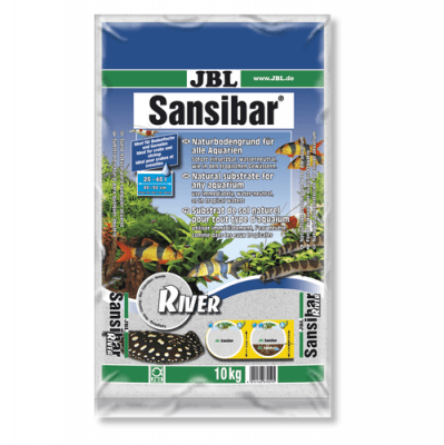 JBL Sansibar RIVER- 10кг - дънен, подхранващ субстат за сладководни или соленоводни аквариуми и териариуми