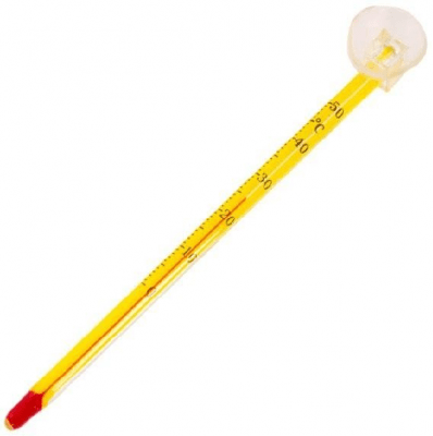 Стъклен термометър за аквариум 14.5см