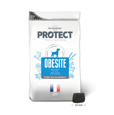 Пълноценна диетична храна за кучета с наднормено тегло Pro-Nutrition Flatazor Protect Obesite, две разфасовки