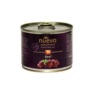 Nuevo Adult, мека храна с говеждо, 200гр