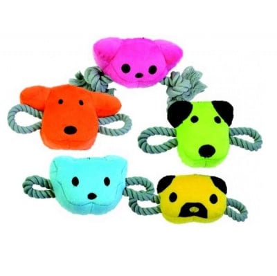 Плюшена играчка за куче с въже Croci