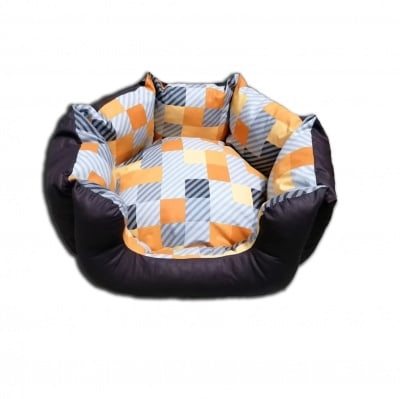 Легло за кучета и котки, двулицево, кръгло, 50см