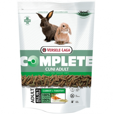 Versele-Laga Cuni Complete -П ълноценна гранулирана, екструдирана храна за декоративни зайци - две разфасовки