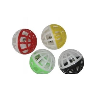 Играчка за коте Croci, топка със звънче, 4 см