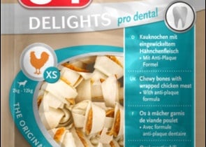 8in1 Delights Dental - Дентал кокали XS - 21бр