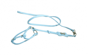 "RELY L" - Повод+нагръдник за кучета от кожа 