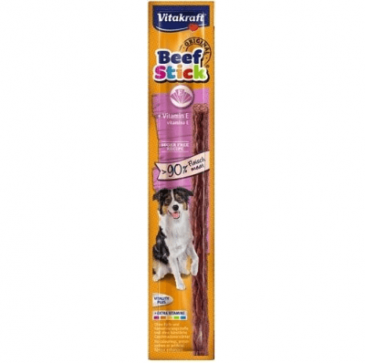 Лакомства за кучета Vitakraft Beef Stick , Саламена пръчица за кучета , различни вкусове