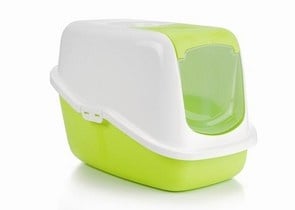 Закрита котешка тоалетна с филтър Nestor в 2 цвята