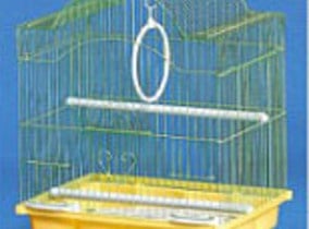 Клетка за вълнисти папагали -начупен покрив