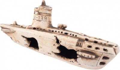 Декорация за аквариум потънала лотка N-22026