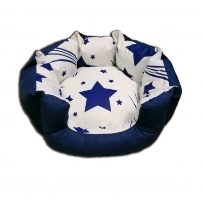 Легло за кучета и котки, двулицево, кръгло, 50см