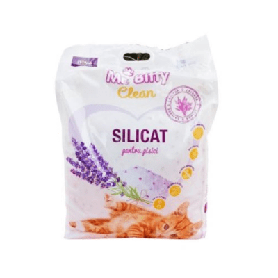 Силиконова постелка за котешка тоалетна Mr. Biffy, лавандула, 7.6л