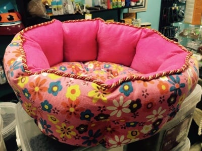 Легло Овал, полар с двулицева възглавница