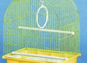 Клетка за вълнисти папагали -объл покрив